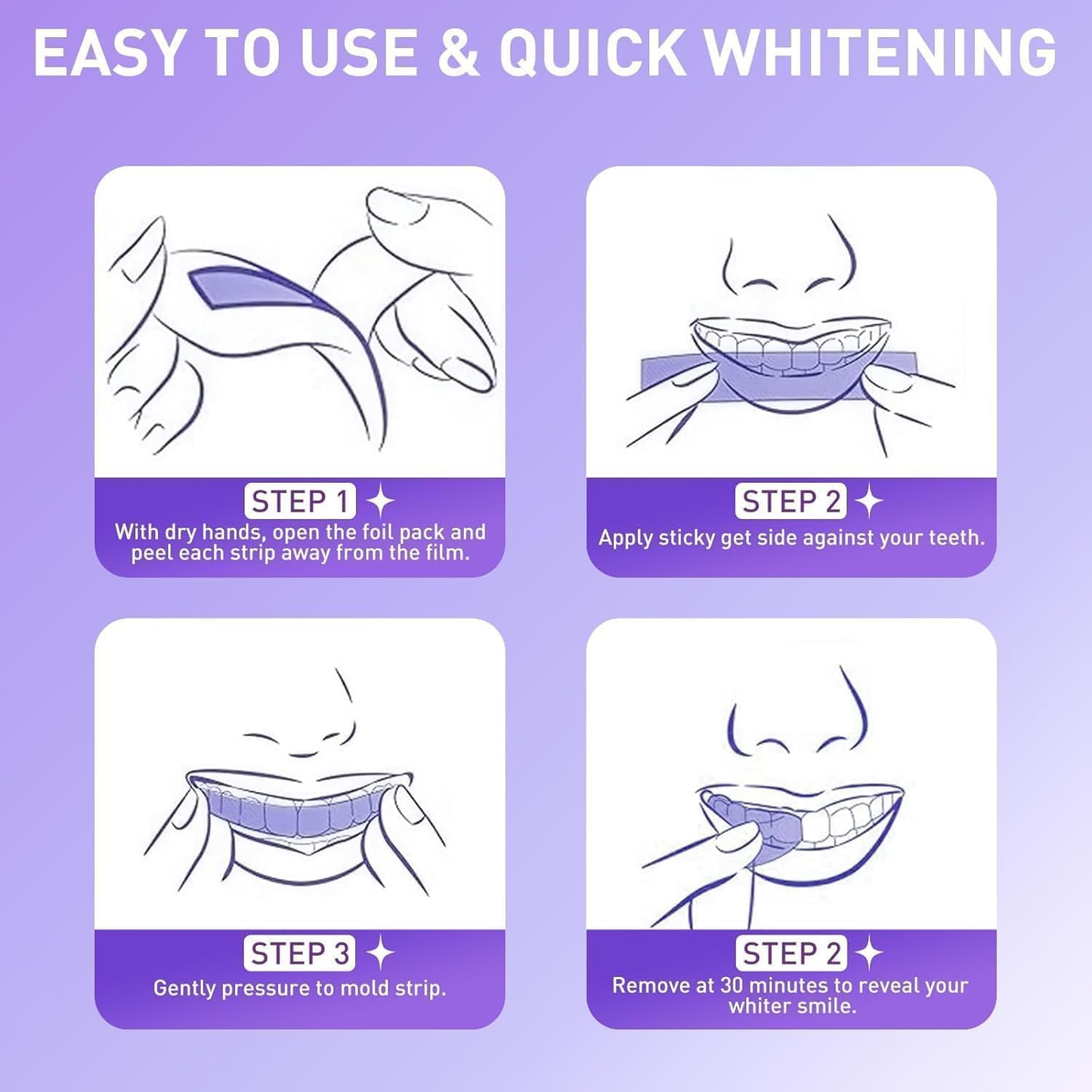 SmileFitPro™ V36 Whitening Strips – Professional Teeth Whitening at Home