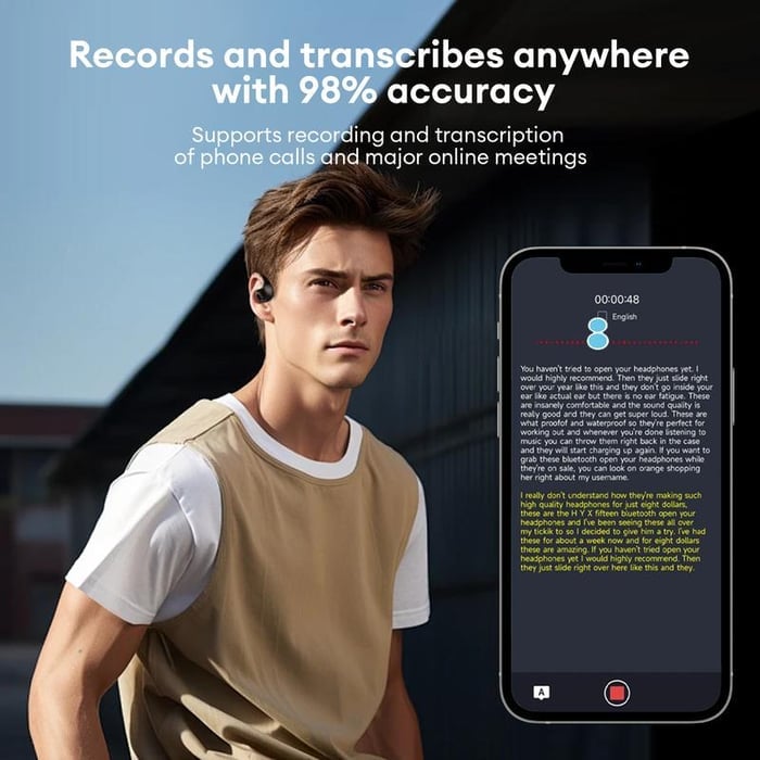 đAI Translation T26 Pro MAX Wireless Bluetooth Translation EarbudsđŠ»