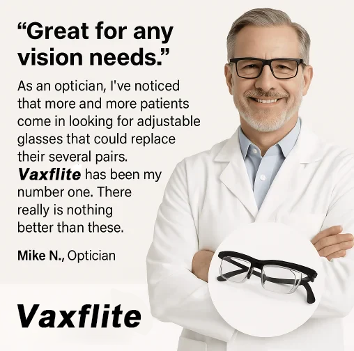 【ADJUSTABLE FOCUS GLASSES】See Every Moment Clearly With Vaxflite!