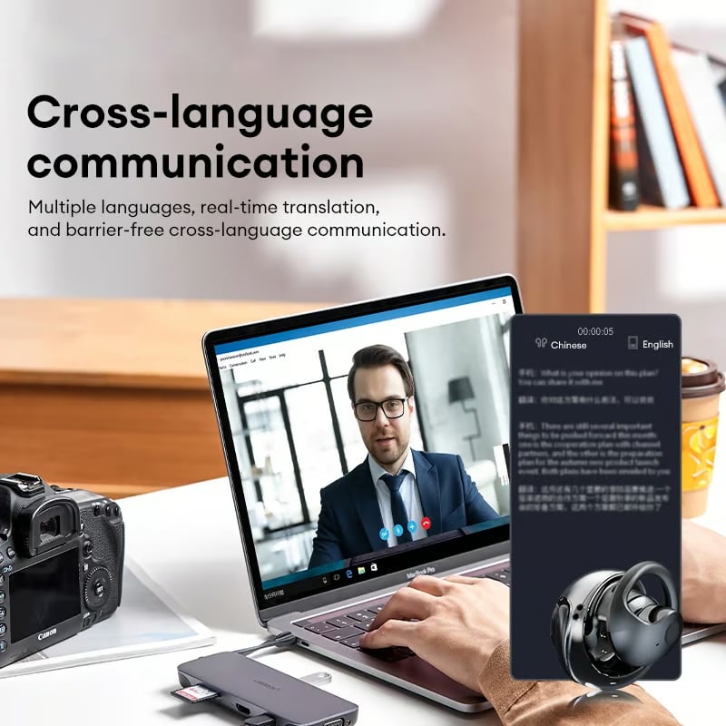 đAI Translation T26 Pro MAX Wireless Bluetooth Translation EarbudsđŠ»