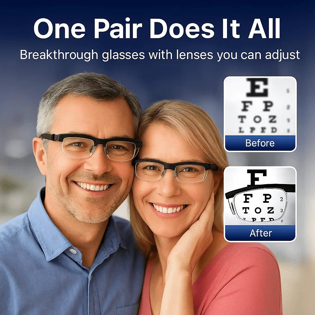 【ADJUSTABLE FOCUS GLASSES】See Every Moment Clearly With Vaxflite!