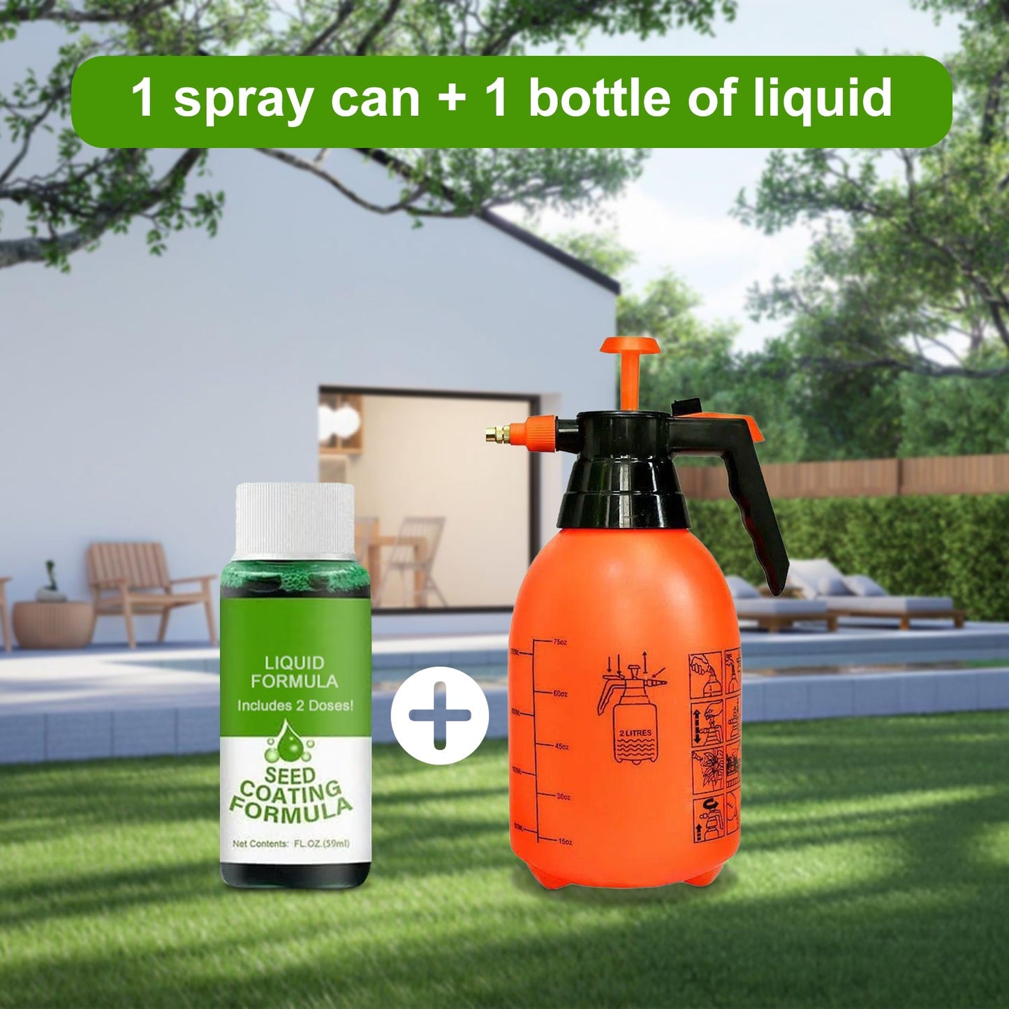 🌱Hydro Seeding Lawn Solution