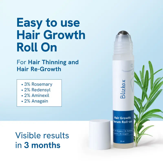 Blizkox™ Hair Growth Roll-On Serum – See hair growth in 4 weeks