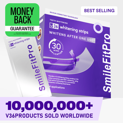 SmileFitPro™ V36 Whitening Strips – Professional Teeth Whitening at Home