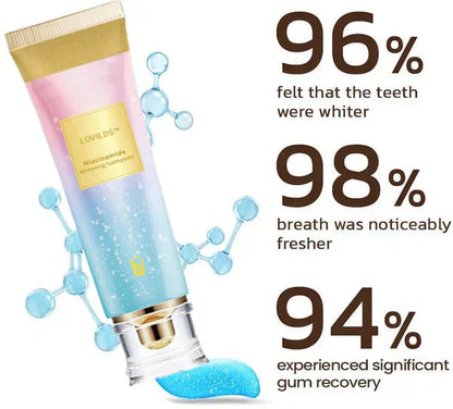 🔥 LOVILDS™ Niacinamide Whitening Toothpaste