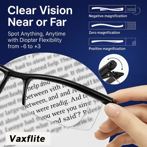【ADJUSTABLE FOCUS GLASSES】See Every Moment Clearly With Vaxflite!