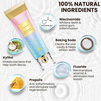 🔥 LOVILDS™ Niacinamide Whitening Toothpaste