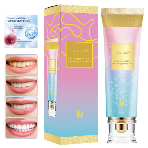 🔥 LOVILDS™ Niacinamide Whitening Toothpaste