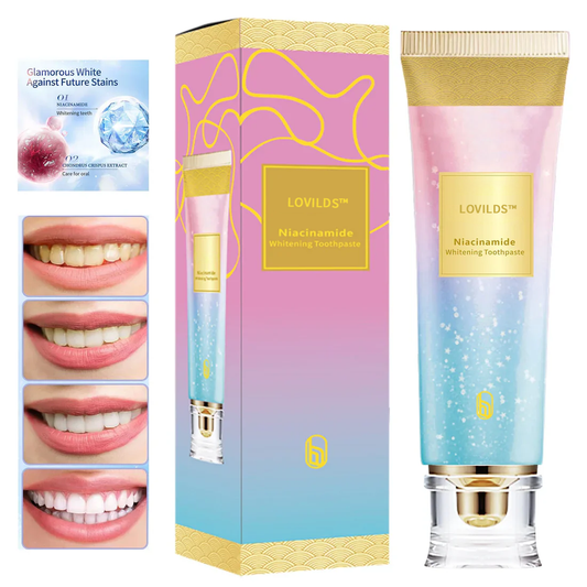 🔥 LOVILDS™ Niacinamide Whitening Toothpaste