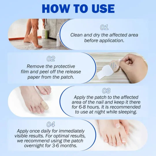 🦶Fungal Nail Care Patches, 21pcs – Treats Nail Fungus & Promotes Healthy Nails✨