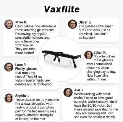 【ADJUSTABLE FOCUS GLASSES】See Every Moment Clearly With Vaxflite!