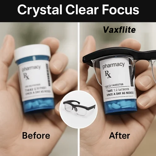【ADJUSTABLE FOCUS GLASSES】See Every Moment Clearly With Vaxflite!