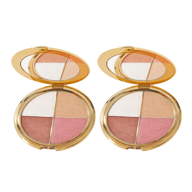 🌺Glow wardrobe eye & cheek palette - eyeshadow and highlighter makeup⏰