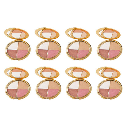 🌺Glow wardrobe eye & cheek palette - eyeshadow and highlighter makeup⏰
